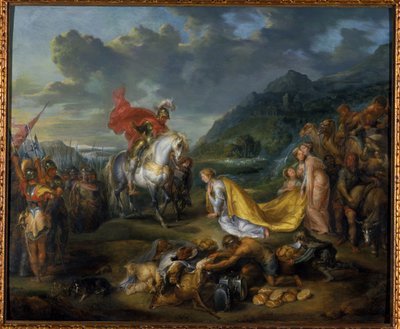 Abigail vor David von Simon de Vos